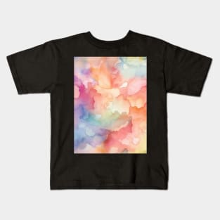 Colorful Watercolor Pattern - 03 Kids T-Shirt